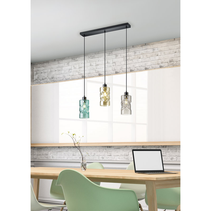 Brayden Studio Danyal 3 Light Kitchen Island Cylinder Pendant